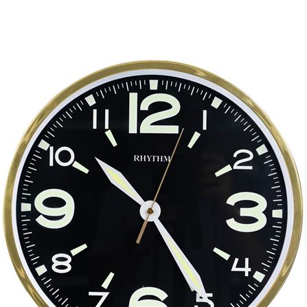 นาฬิกาแขวน RHYTHM CMG607NR18 12 นิ้ว สีทอง/ดำ_1