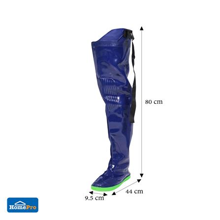 รองเท้าบูท DEXZON สูง 80 ซม. เบอร์ 44 สีน้ำเงิน_8