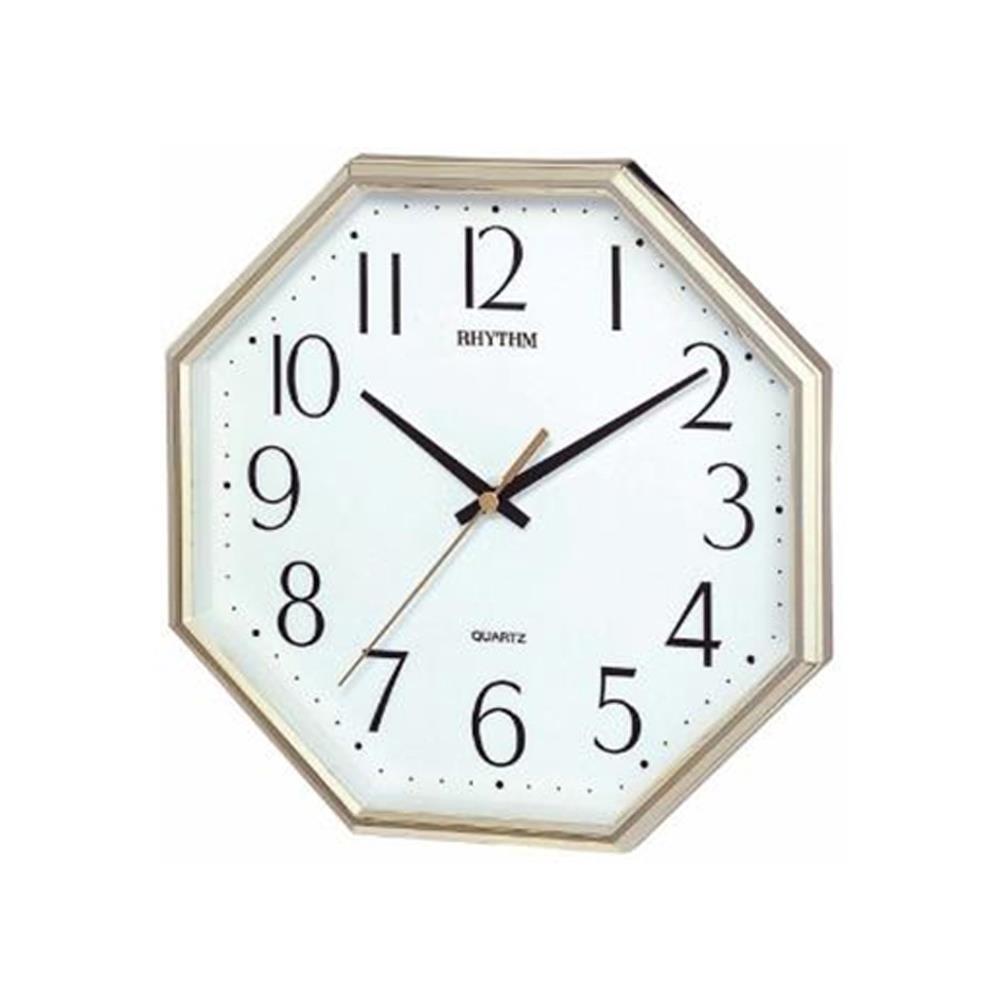 นาฬิกาแขวน RHYTHM CMG725BR18 9.5 นิ้ว สีทอง