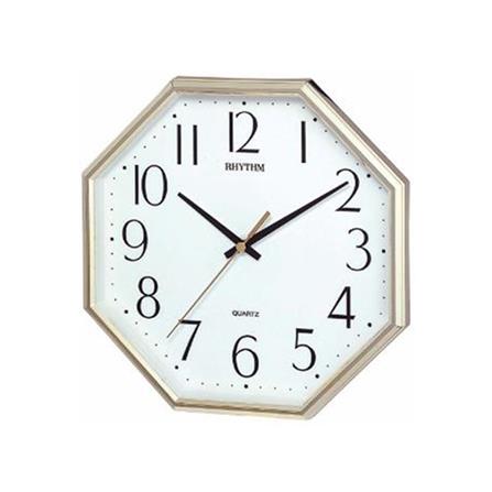 นาฬิกาแขวน RHYTHM CMG725BR18 9.5 นิ้ว สีทอง