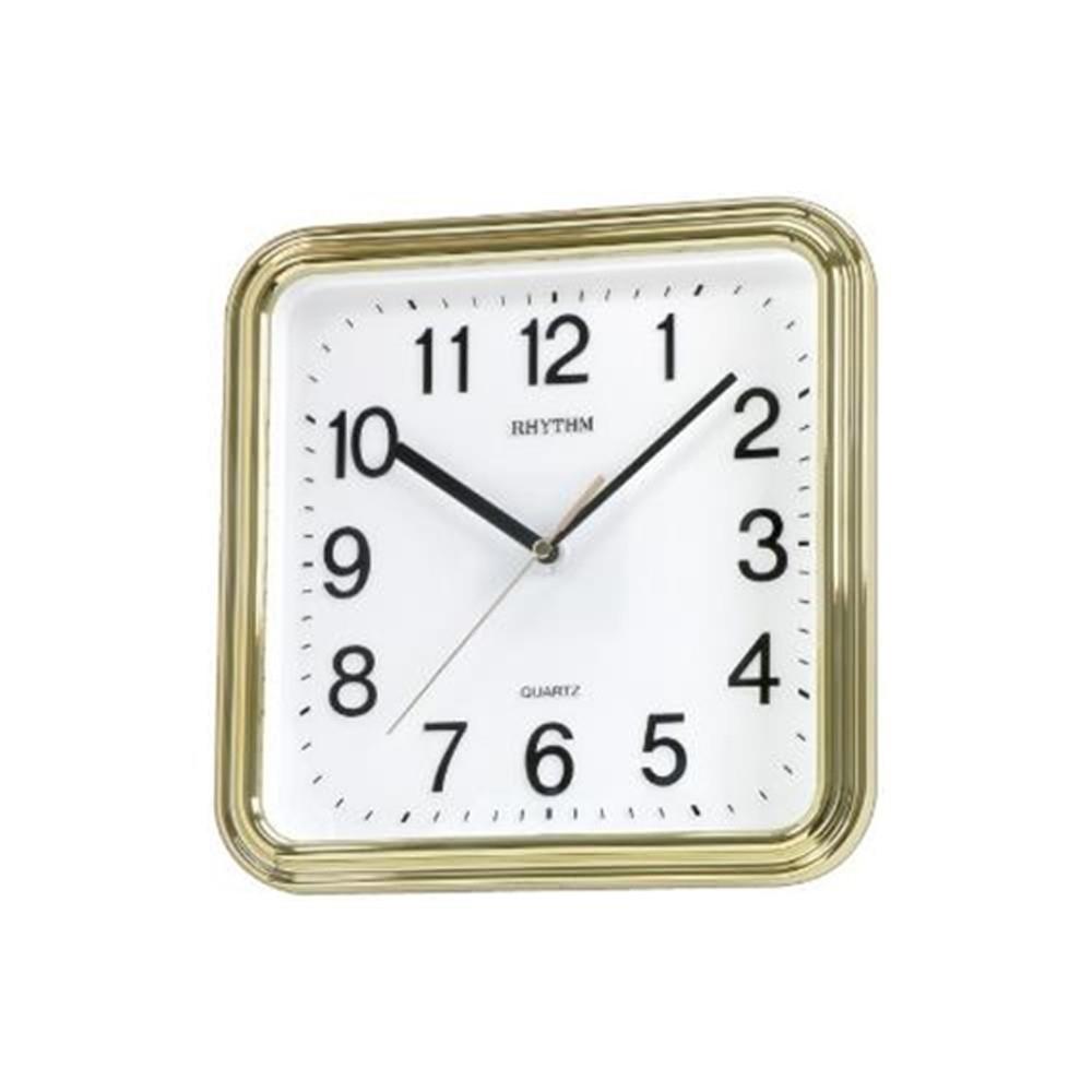 นาฬิกาแขวน RHYTHM CMG466NR18 9.5 นิ้ว สีทอง