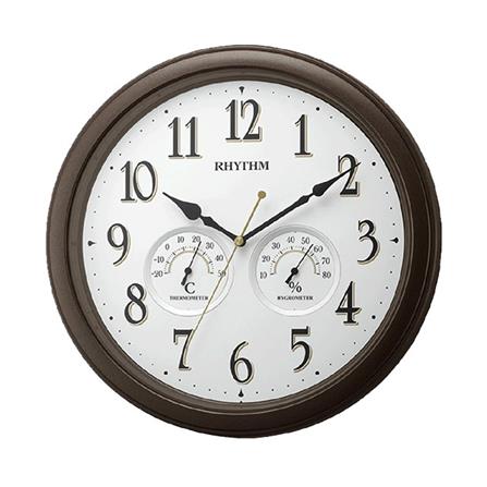 นาฬิกาแขวน RHYTHM 8MGA37SR06 13 นิ้ว สีน้ำตาล_0