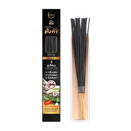 ธูปไล่ยุง PLEES ตรามังกร กลิ่นไม้กฤษณา สูตรเข้มข้น สีดำ (แพ็ก 30 ชิ้น)_0