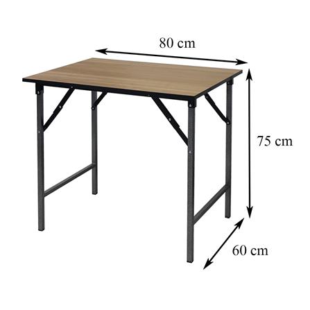 โต๊ะอเนกประสงค์เหลี่ยม FURDINI FNT-6080 สีมอคค่า_9