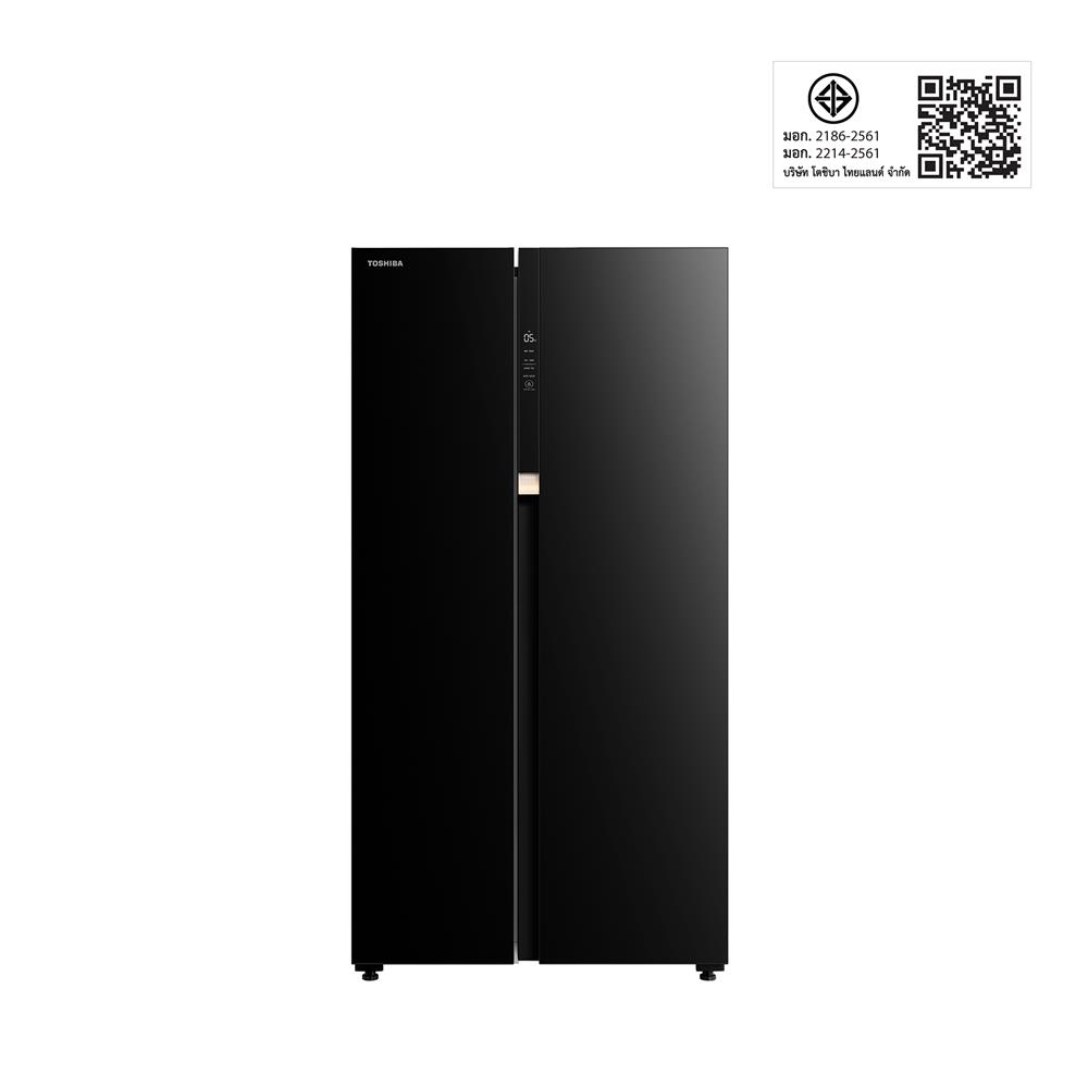 ตู้เย็น SIDE BY SIDE TOSHIBA GR-RS780WI-PGT(22) 20.6 คิว กระจกดำ อินเวอร์เตอร์