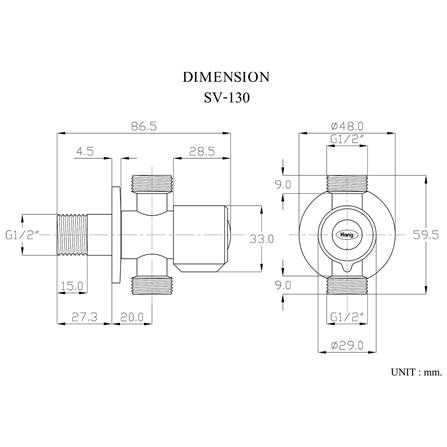 สต๊อปวาล์ว 2 ทาง HANG SV-130_3