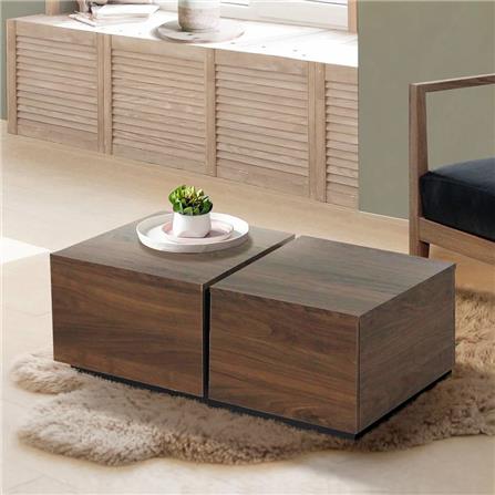 โต๊ะกลาง SB FURNITURE IOWA CF90 90 ซม. สีไม้ธรรมชาติ_4