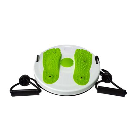 จานหมุนออกกำลังกาย HANSEN สีขาว-เขียว_1