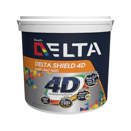 สีน้ำทาภายนอก DELTA SHIELD 4D BASE B กึ่งเงา 1 แกลลอน