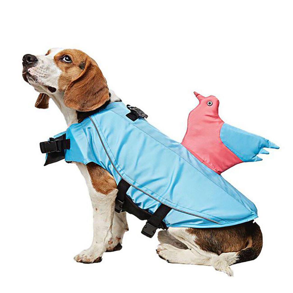 เสื้อชูชีพสัตว์เลี้ยง CLAWSET ลายนกน้อย ไซซ์ 2XL สีฟ้า