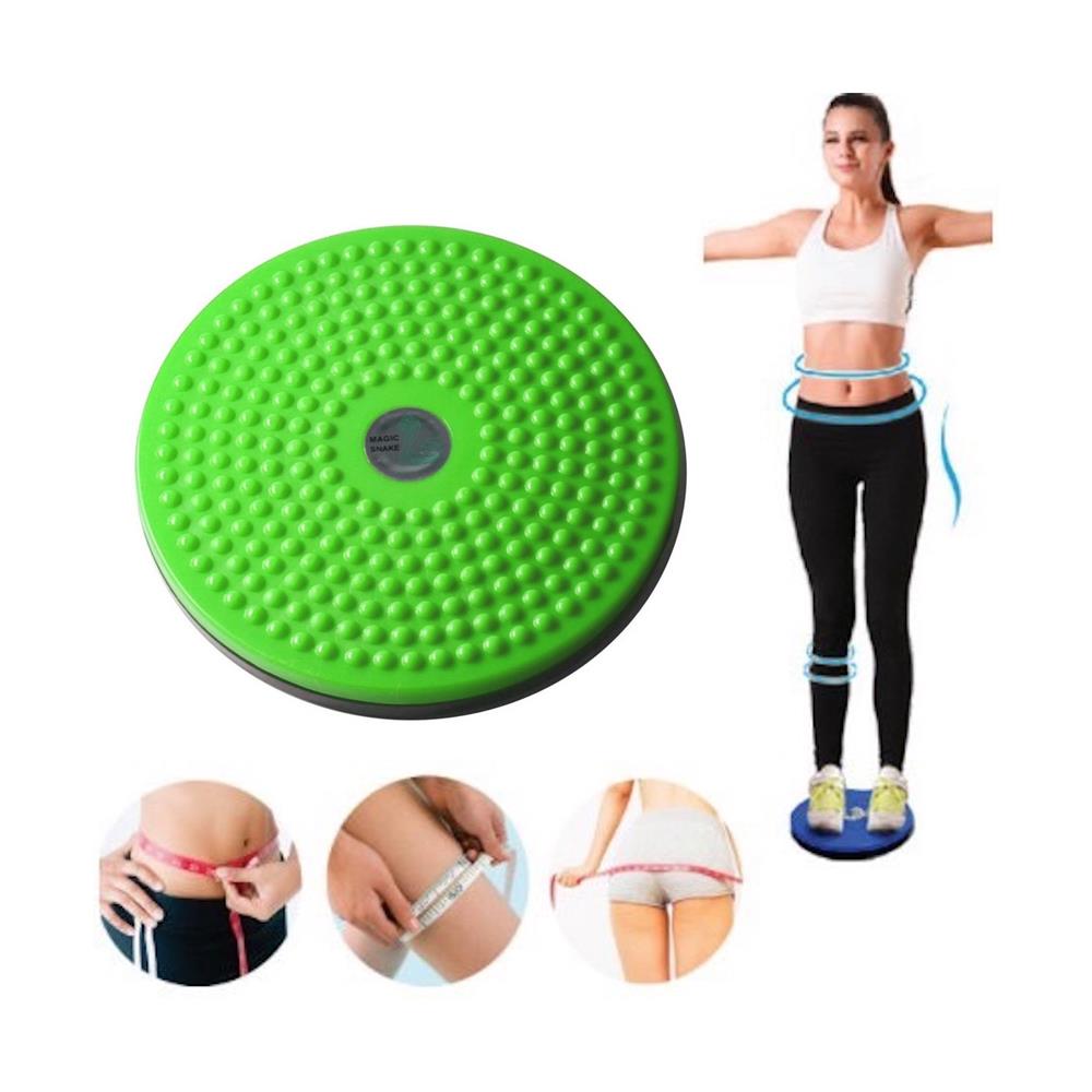 จานหมุนออกกำลังกาย HANSEN สีเขียว