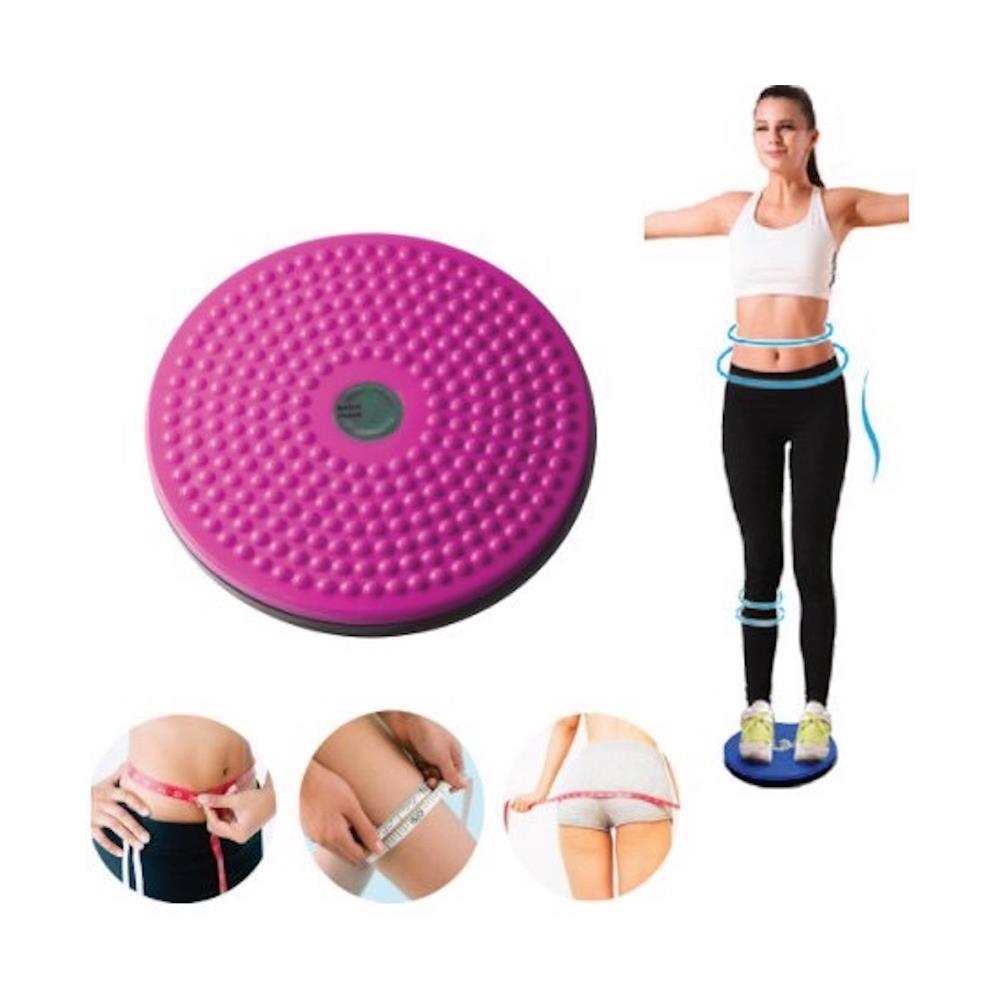 จานหมุนออกกำลังกาย HANSEN สีชมพู