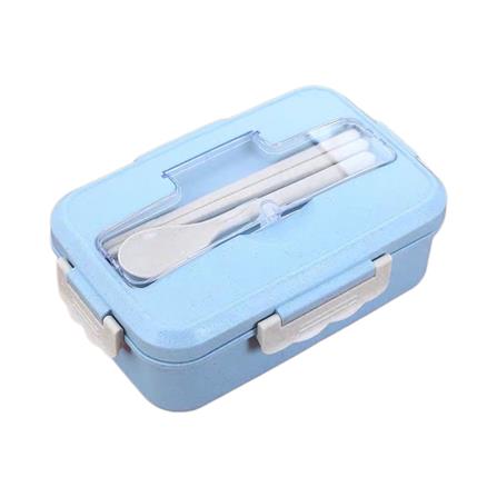 กล่องอาหาร HANSEN สีฟ้า