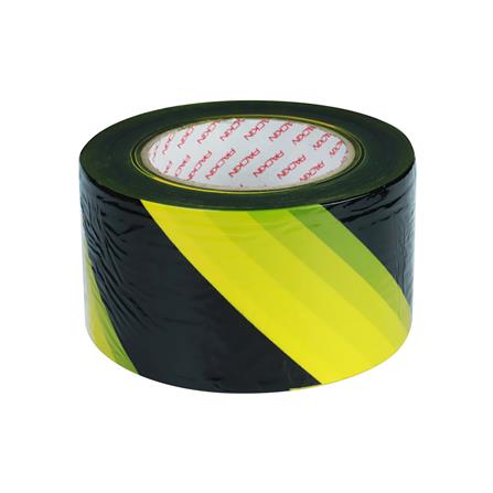 เทปกั้นเขต PACK IN 70 มม.X200 ม. สีเหลือง/ดำ_0