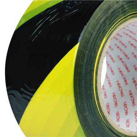 เทปกั้นเขต PACK IN 70 มม.X200 ม. สีเหลือง/ดำ_2