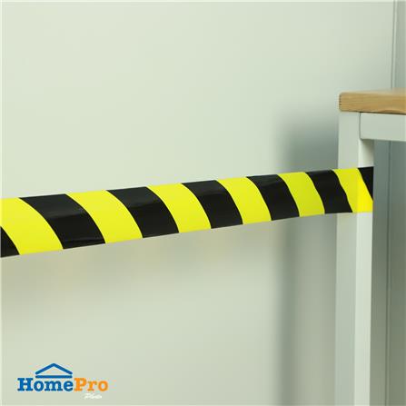 เทปกั้นเขต PACK IN 70 มม.X200 ม. สีเหลือง/ดำ_3