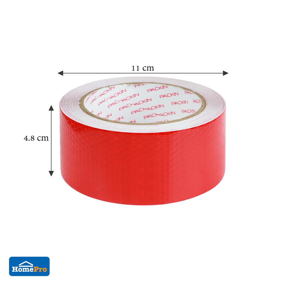 เทปสะท้อนเเสง PACK IN 2 นิ้วX10 ม. สีแดง