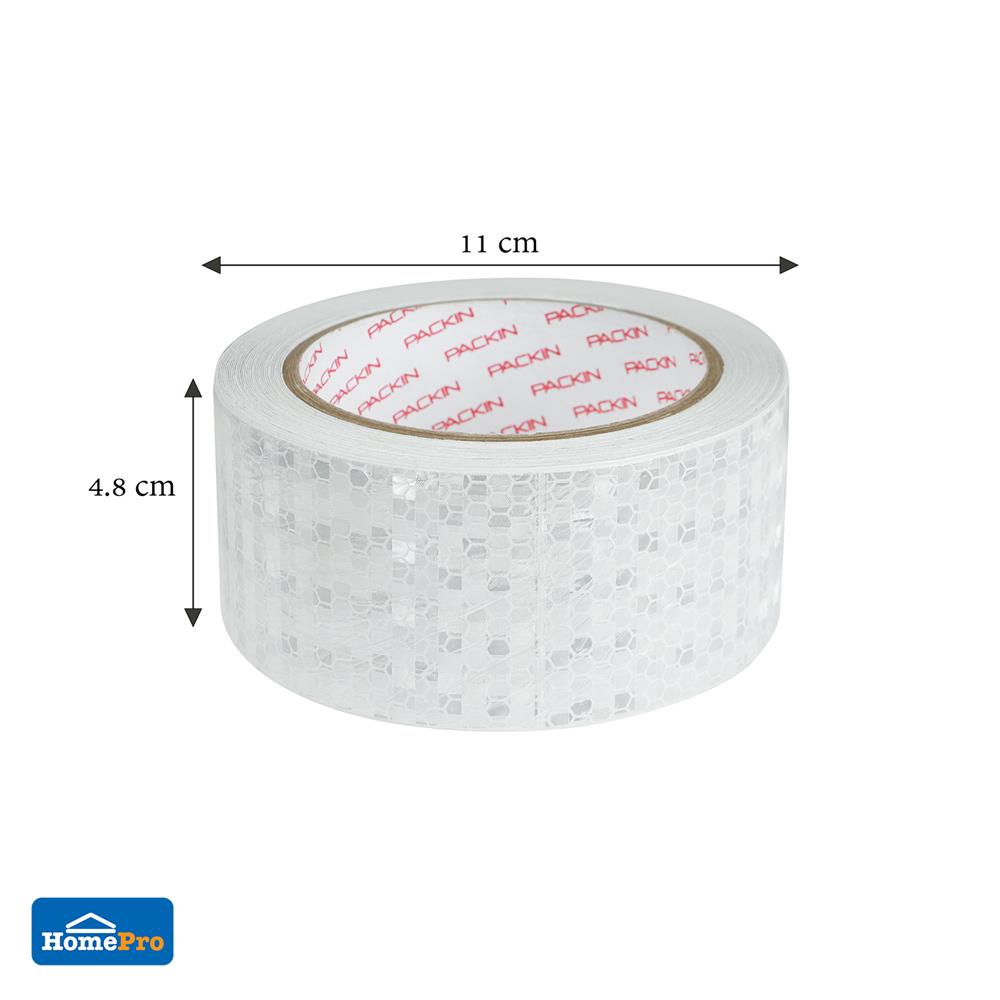 เทปสะท้อนแสง PACK IN 2 นิ้วX10 ม. สีขาว