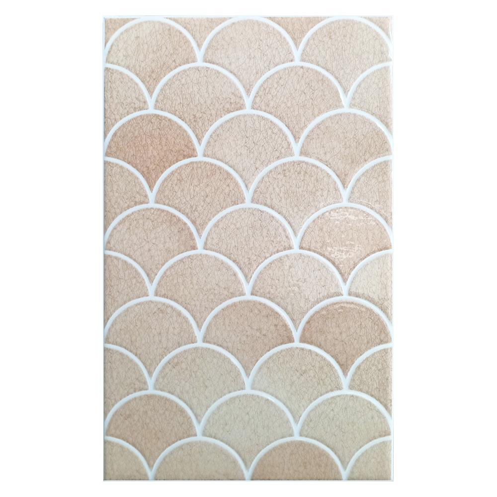 กระเบื้องผนัง 10x16 นิ้ว ARTE เกล็ดศิลา น้ำตาลอ่อน 0.4 ตร.ม.