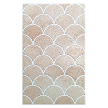 กระเบื้องผนัง 10x16 นิ้ว ARTE เกล็ดศิลา น้ำตาลอ่อน 0.4 ตร.ม.