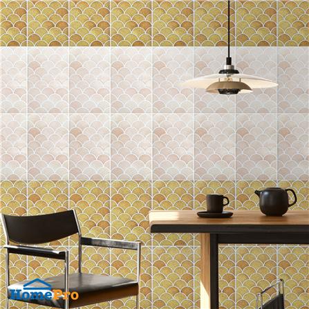 กระเบื้องผนัง 10x16 นิ้ว ARTE เกล็ดศิลา น้ำตาลอ่อน 0.4 ตร.ม._4