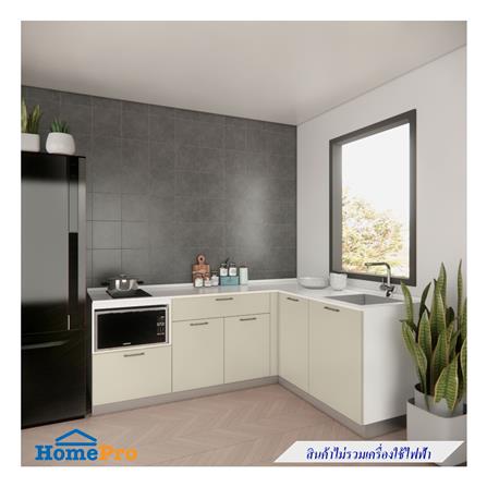 ครัวไม้สำเร็จ STARMARK CONTE BASE L220R ท็อปขาว_0