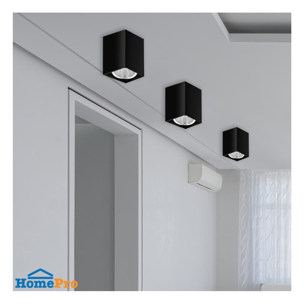 ดาวน์ไลท์ NAGAS DSB-5 5 นิ้ว สีดำ เหลี่ยม