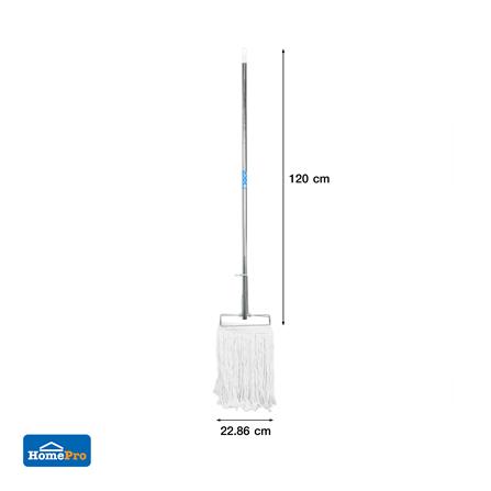 ไม้ม็อบถูพื้นแบบหนีบด้ามยาวผ้าคอตตอน ACCO 9 นิ้ว_4