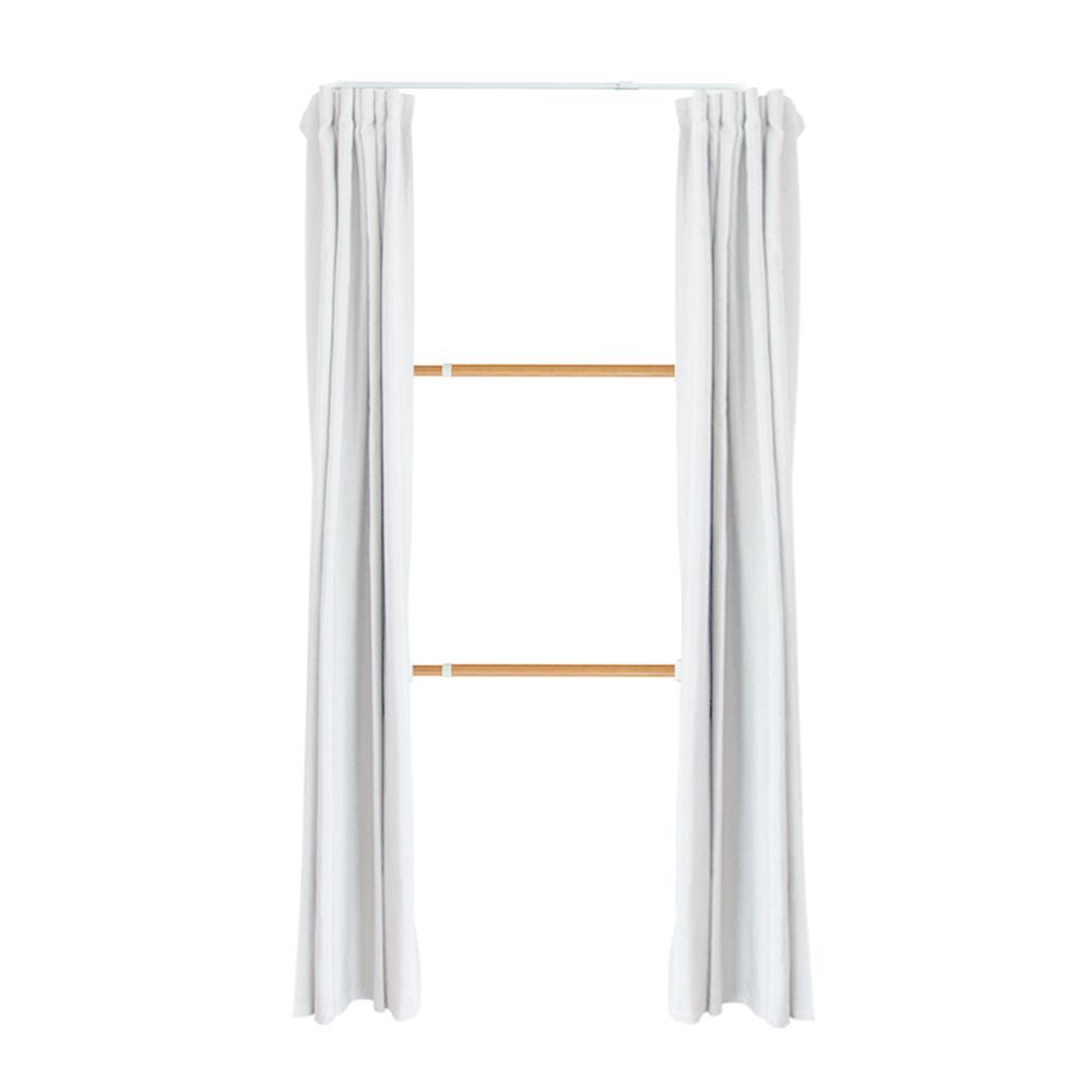 ราวแขวนผ้า 2 ราวแขวน TUGU R40M-W ลายไม้