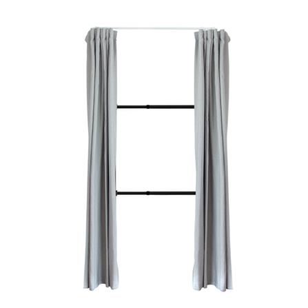 ราวแขวนผ้า 2 ราวแขวน TUGU R39B-GR สีดำ