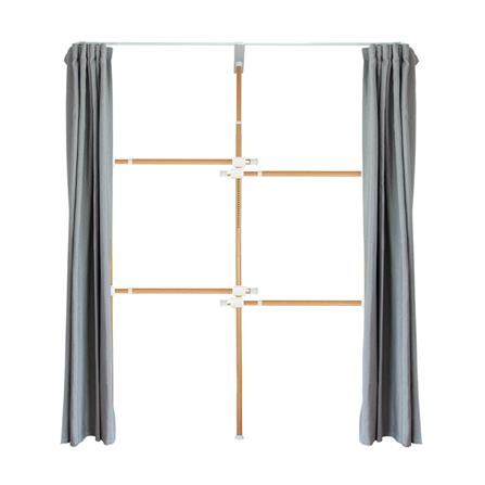 ราวแขวนผ้า 4 ราวแขวน TUGU R36M-DG ลายไม้_0