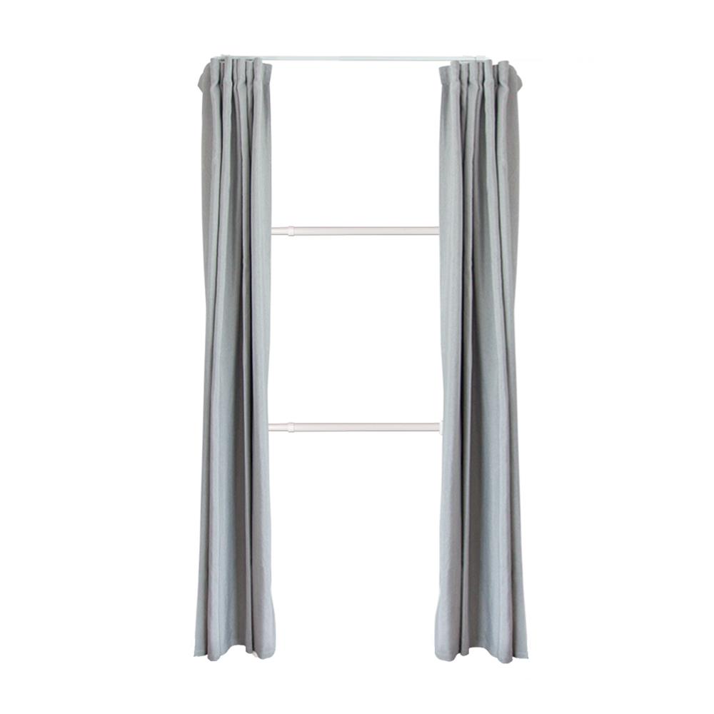 ราวแขวนผ้า 2 ราวแขวน TUGU R37PW-GR สีขาว