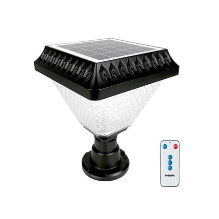 ไฟหัวเสา SOLAR PHILIPS BGC010 LED3/730 S GATE 2.1 วัตต์ WARM WHITE สีดำ_0