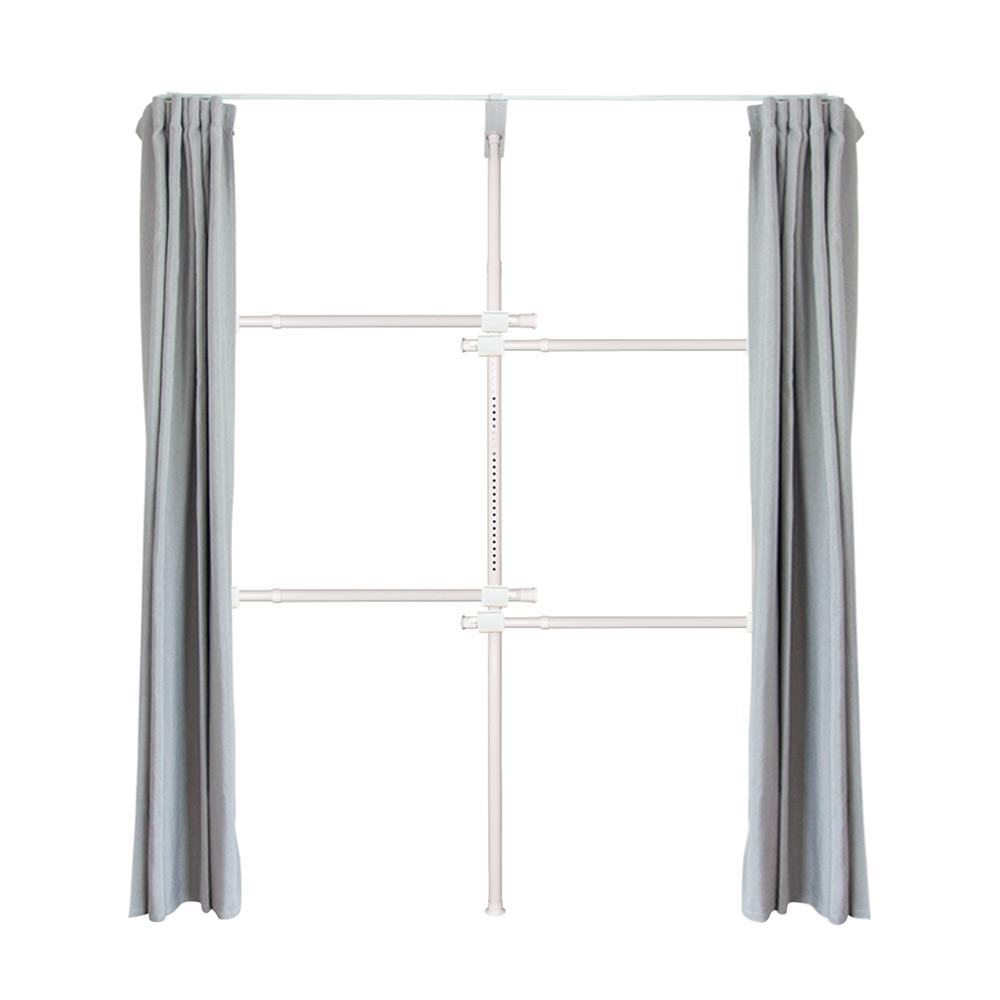 ราวแขวนผ้า 4 ราวแขวน TUGU R33PW-GR สีขาว