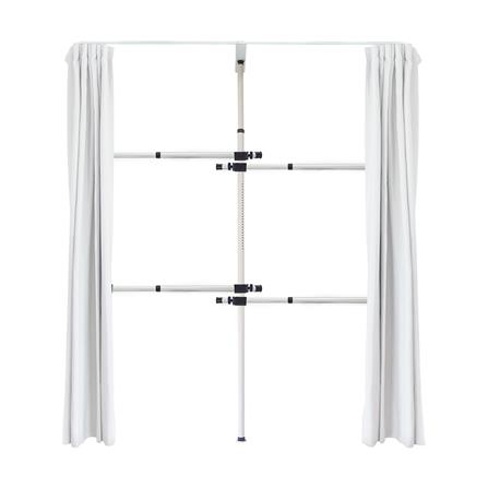 ราวแขวนผ้า 4 ราวแขวน TUGU R34W-W สีขาว_0