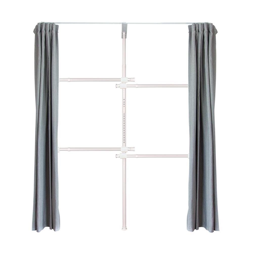 ราวแขวนผ้า 4 ราวแขวน TUGU R33PW-DG สีขาว