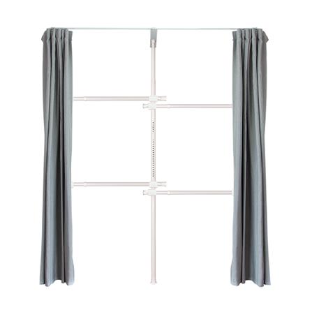 ราวแขวนผ้า 4 ราวแขวน TUGU R33PW-DG สีขาว_0