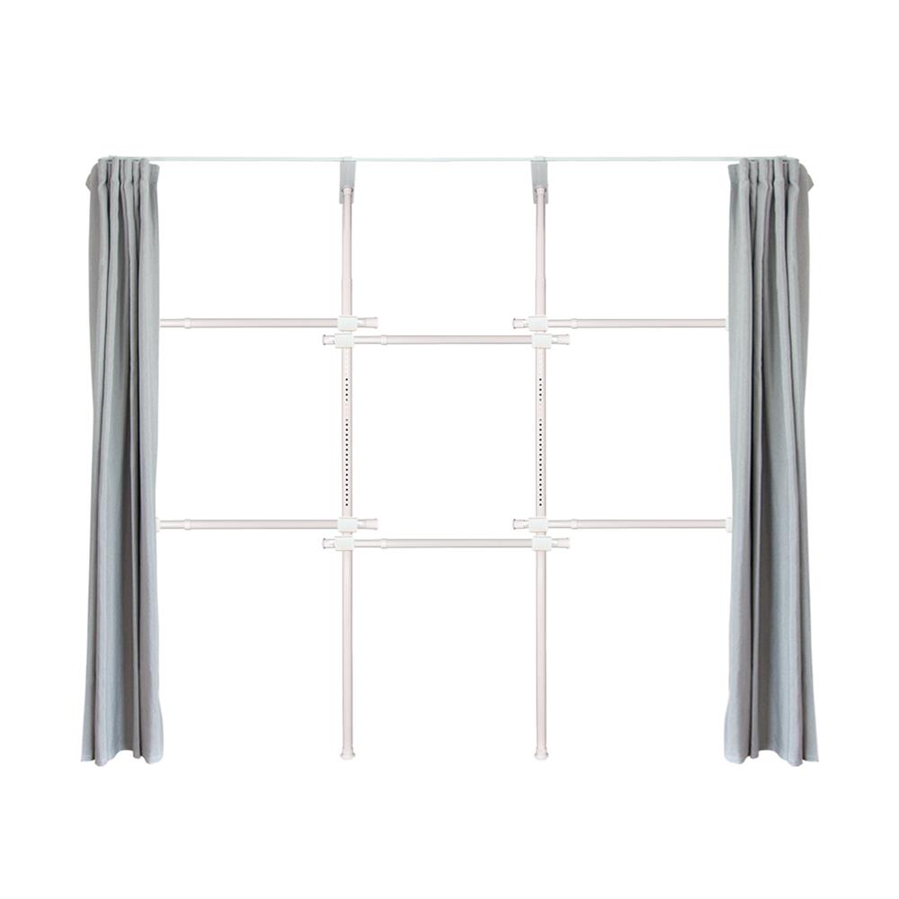 ราวแขวนผ้า 6 ราวแขวน TUGU R29PW-GR สีขาว