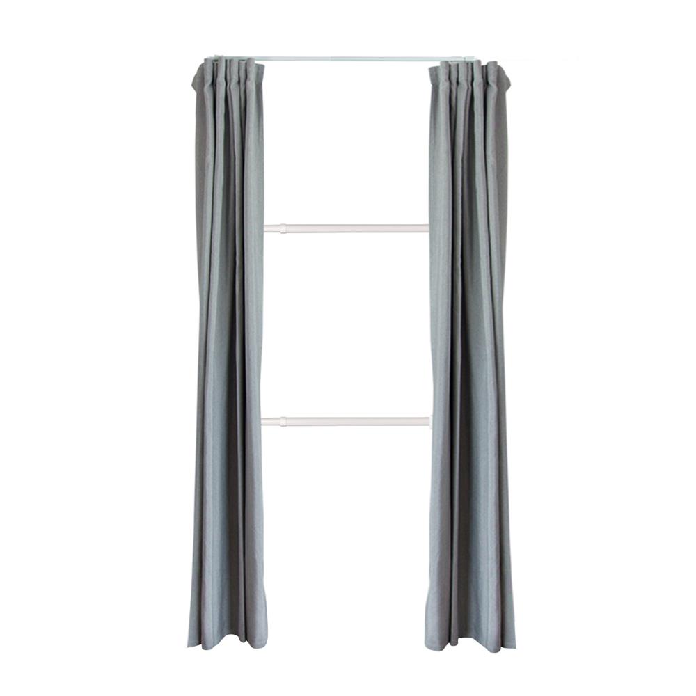 ราวแขวนผ้า 2 ราวแขวน TUGU R37PW-DG สีขาว