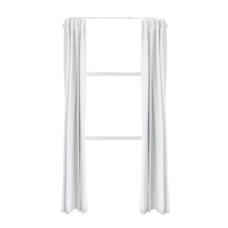 ราวแขวนผ้า 2 ราวแขวน TUGU R37PW-W สีขาว