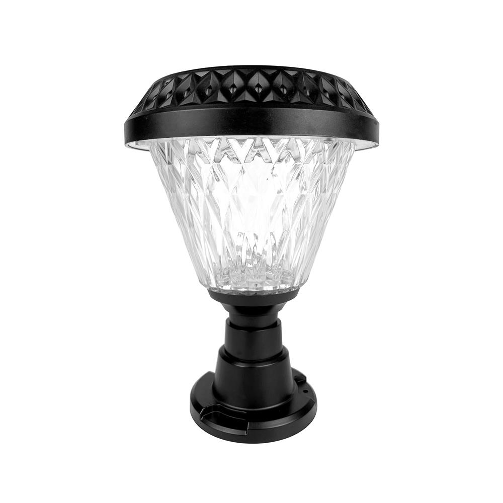 ไฟหัวเสา SOLAR PHILIPS BGC010 LED3/730 R GATE 2.1 วัตต์ WARM WHITE สีดำ