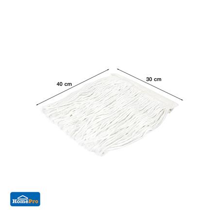 อะไหล่ผ้าม็อบถูพื้นคอตตอน ACCO 12 นิ้ว สีขาว_3