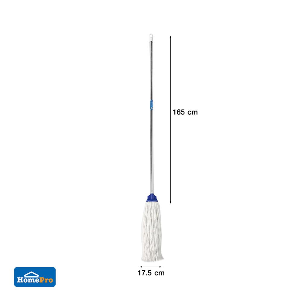 ไม้ม็อบถูพื้นหัวกลมด้ามยาวผ้าคอตตอน ACCO