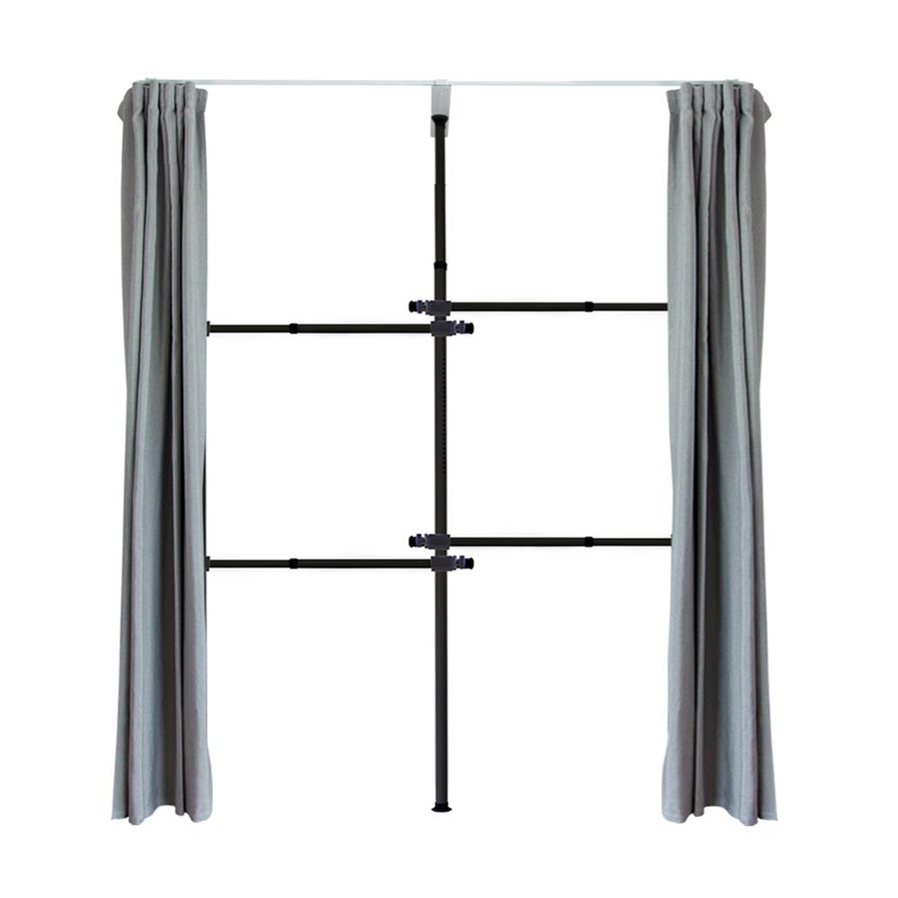 ราวแขวนผ้า 4 ราวแขวน TUGU R35B-DG สีดำ