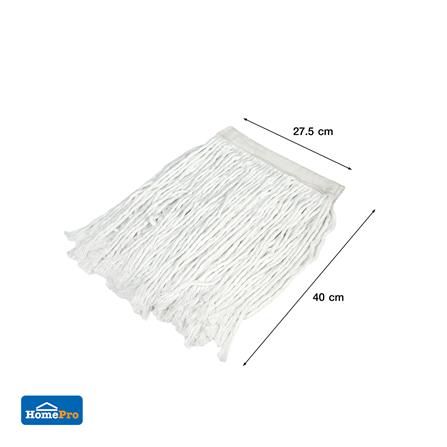 อะไหล่ผ้าม็อบถูพื้นคอตตอน ACCO 9 นิ้ว สีขาว_4