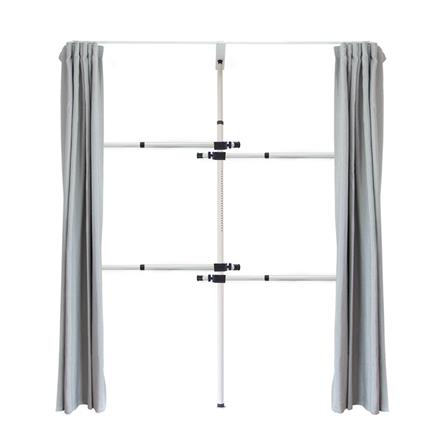 ราวแขวนผ้า 4 ราวแขวน TUGU R34W-GR สีขาว