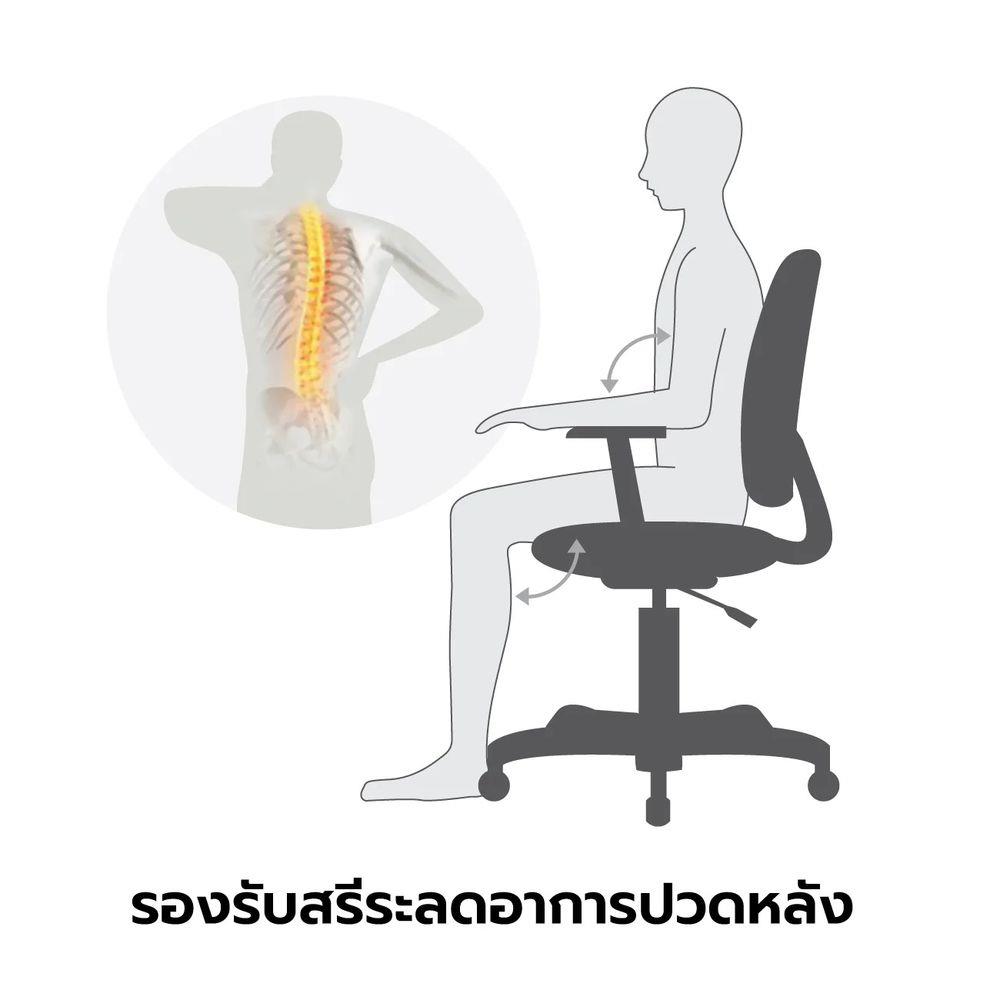 เก้าอี้สำนักงาน SB FURNITURE UNISON สีดำ