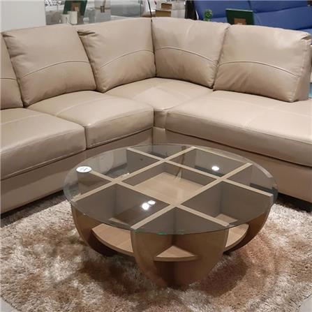 โต๊ะกลาง SB FURNITURE WAFFLE 90 ซม. สีไม้อ่อน_3