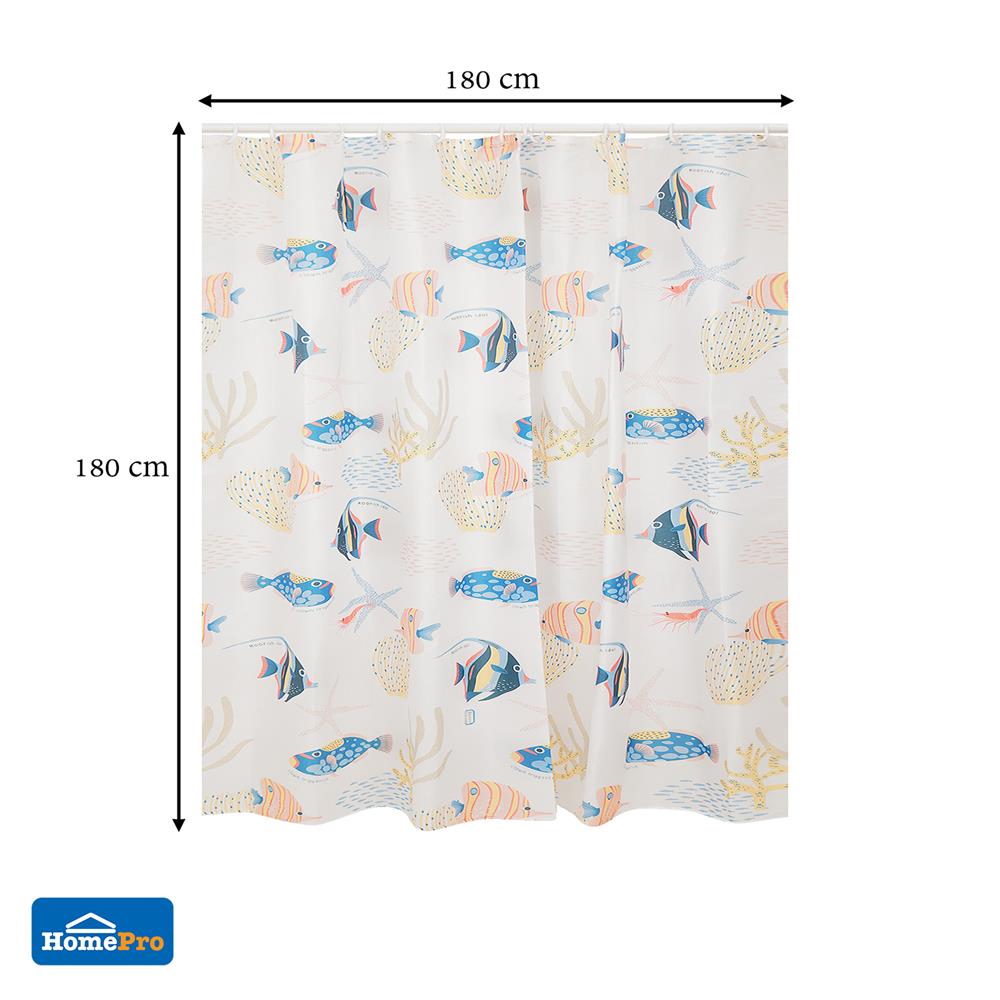 ม่านห้องน้ำ POLYESTER MOYA MCH015 180X180 ซม.