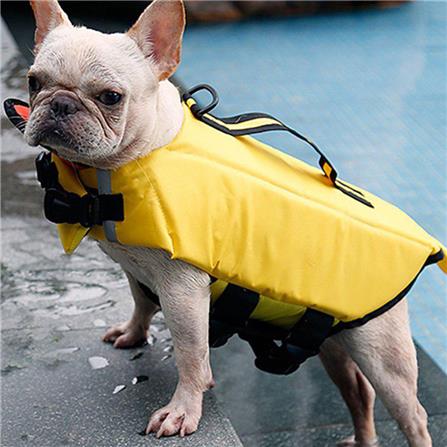 เสื้อชูชีพสัตว์เลี้ยง CLAWSET ลายเป็ดน้อย ไซซ์ L สีเหลือง_2